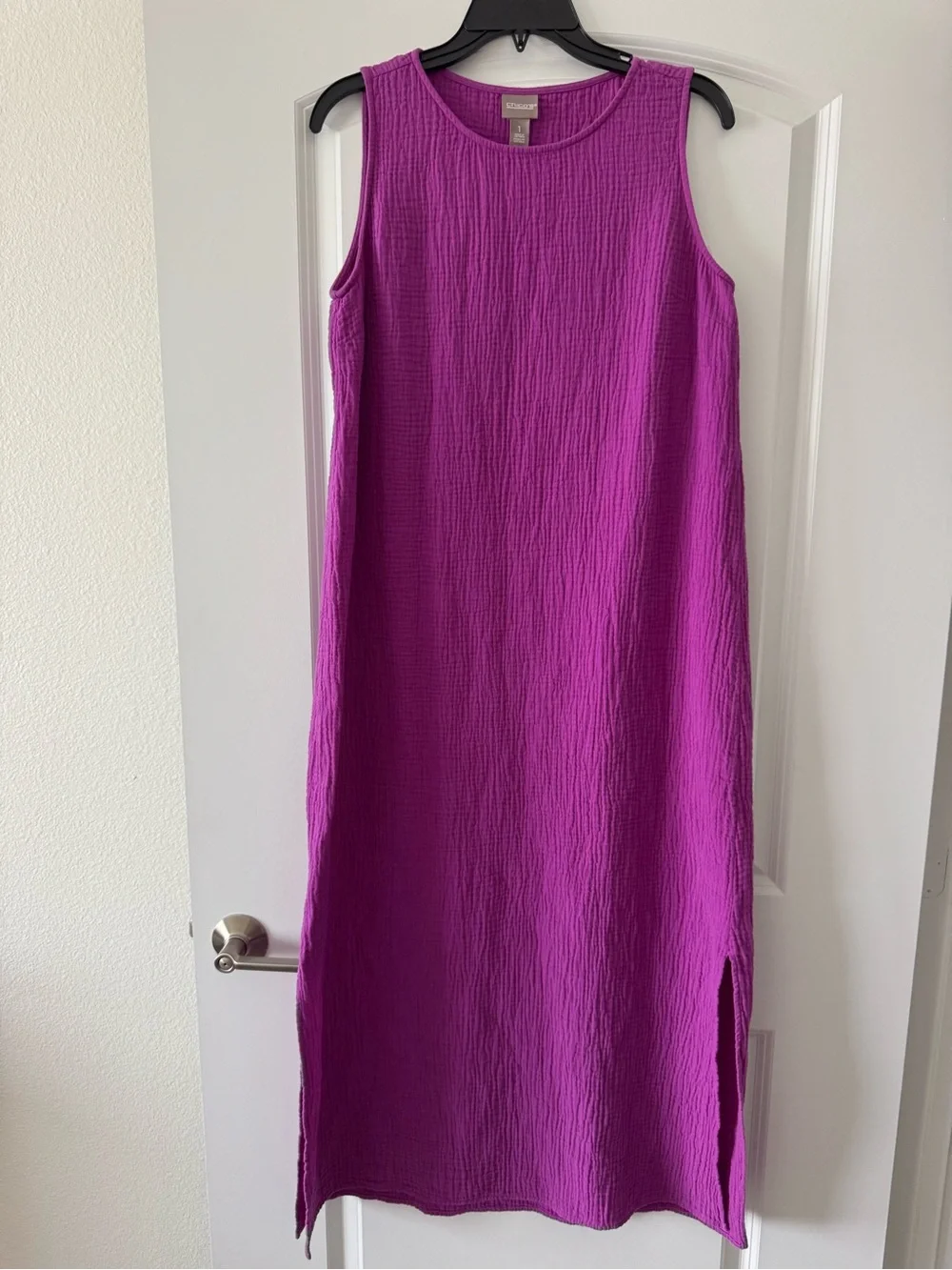 100% Cotton Chicos Dress Size 1 - Picture 1 of 6